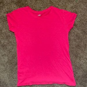 💖EUC VS Pink pink crew neck tee, size M💝
